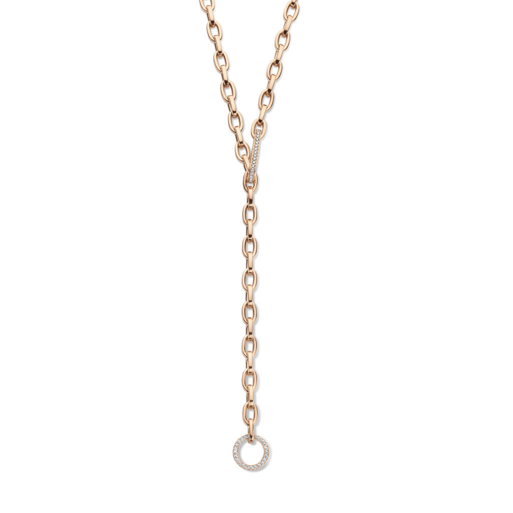 Schaap en Citroen Diamonds collier roodgoud met diamant - #1