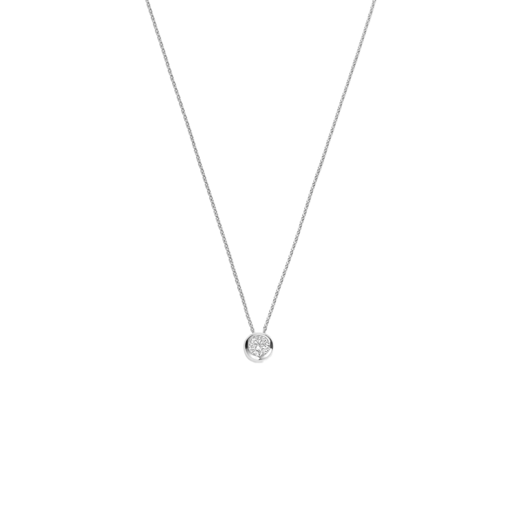 Schaap en Citroen Diamonds collier witgoud met diamant - #1 Schaap en Citroen Diamonds collier witgoud met diamant - #1