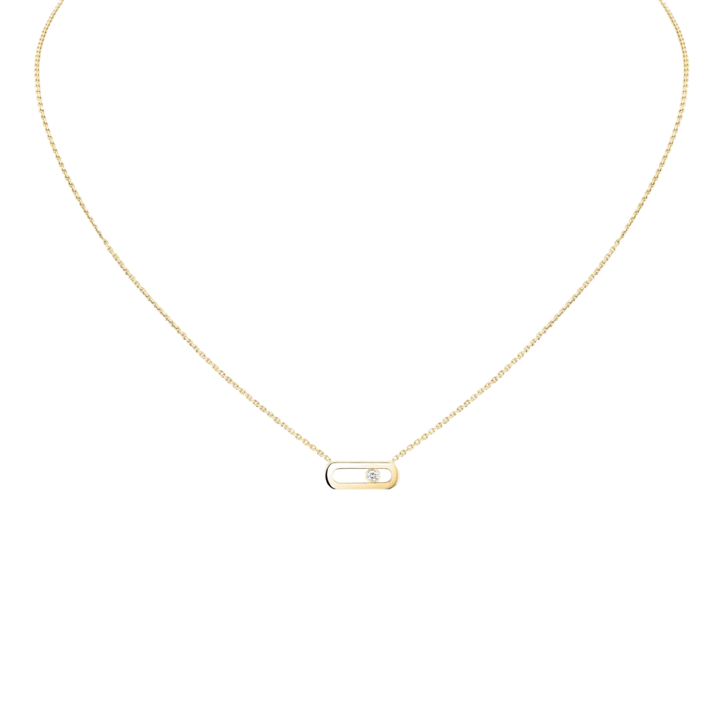 Messika Move Uno collier geelgoud met diamant - 14613-YG - #1 Messika Move Uno collier geelgoud met diamant - 14613-YG - #1