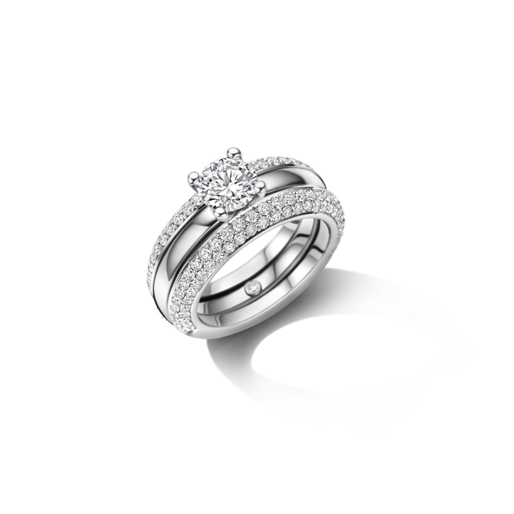 Schaap en Citroen Diamonds ring witgoud met diamant - #3 Schaap en Citroen Diamonds ring witgoud met diamant - #3