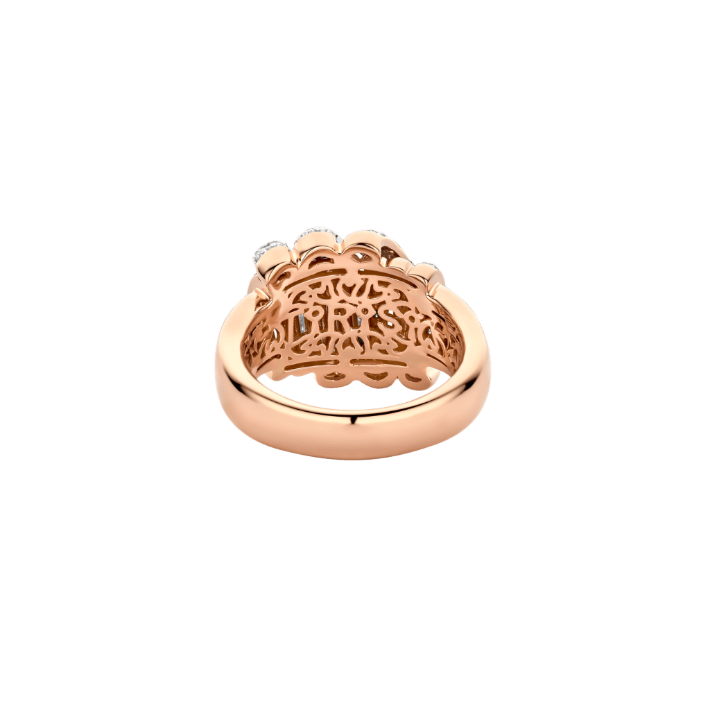 Tirisi Jewelry Amsterdam Swirl ring geelgoud - TR9809D(2T) - #4 Tirisi Jewelry Amsterdam Swirl ring geelgoud - TR9809D(2T) - #4