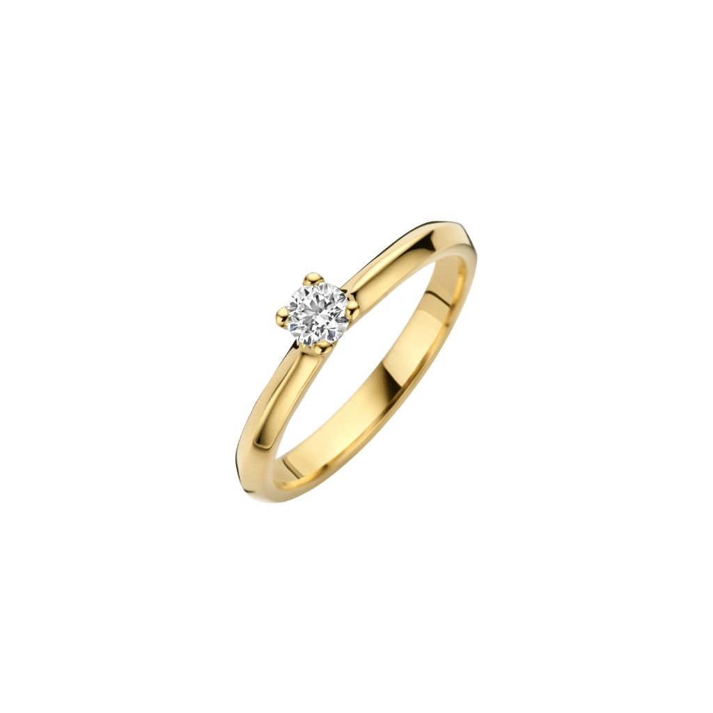 Schaap en Citroen Diamonds ring geelgoud met diamant - #1 Schaap en Citroen Diamonds ring geelgoud met diamant - #1