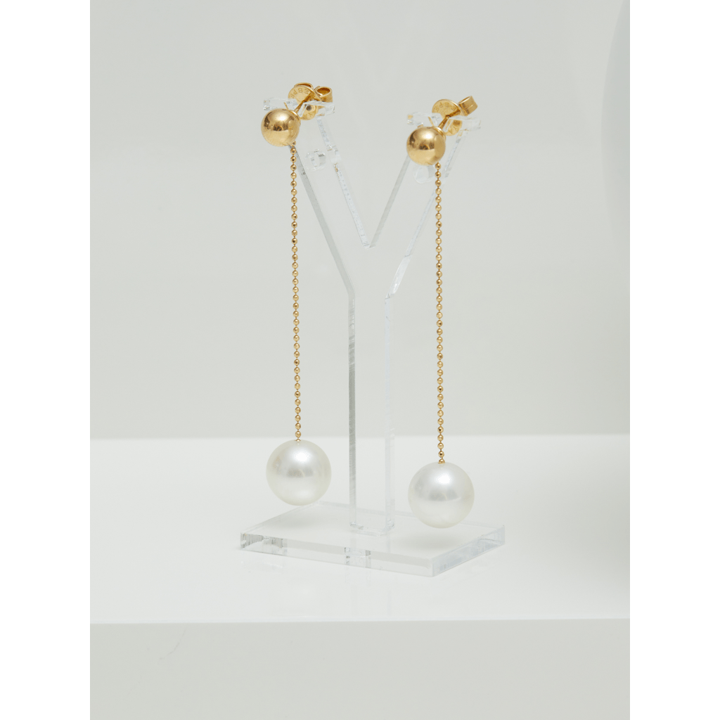 Yana Nesper New Basics Boules oorsieraad geelgoud met parel - BO11 - #2