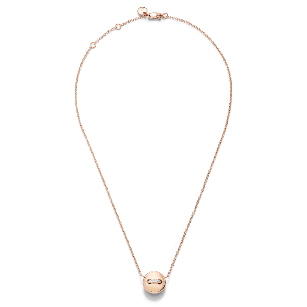 Pomellato Pom Pom Dot collier roodgoud met diamant - PCC5031 O7WHR DB0TU - #3 Pomellato Pom Pom Dot collier roodgoud met diamant - PCC5031 O7WHR DB0TU - #3