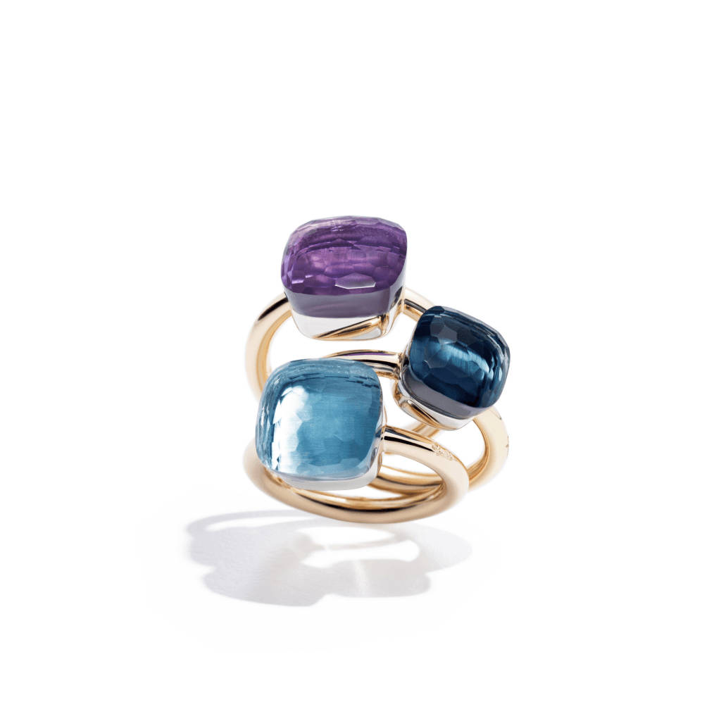 Pomellato Nudo Petit ring roodgoud met london topaas - PAB4030 O6000 000TL - #6 Pomellato Nudo Petit ring roodgoud met london topaas - PAB4030 O6000 000TL - #6
