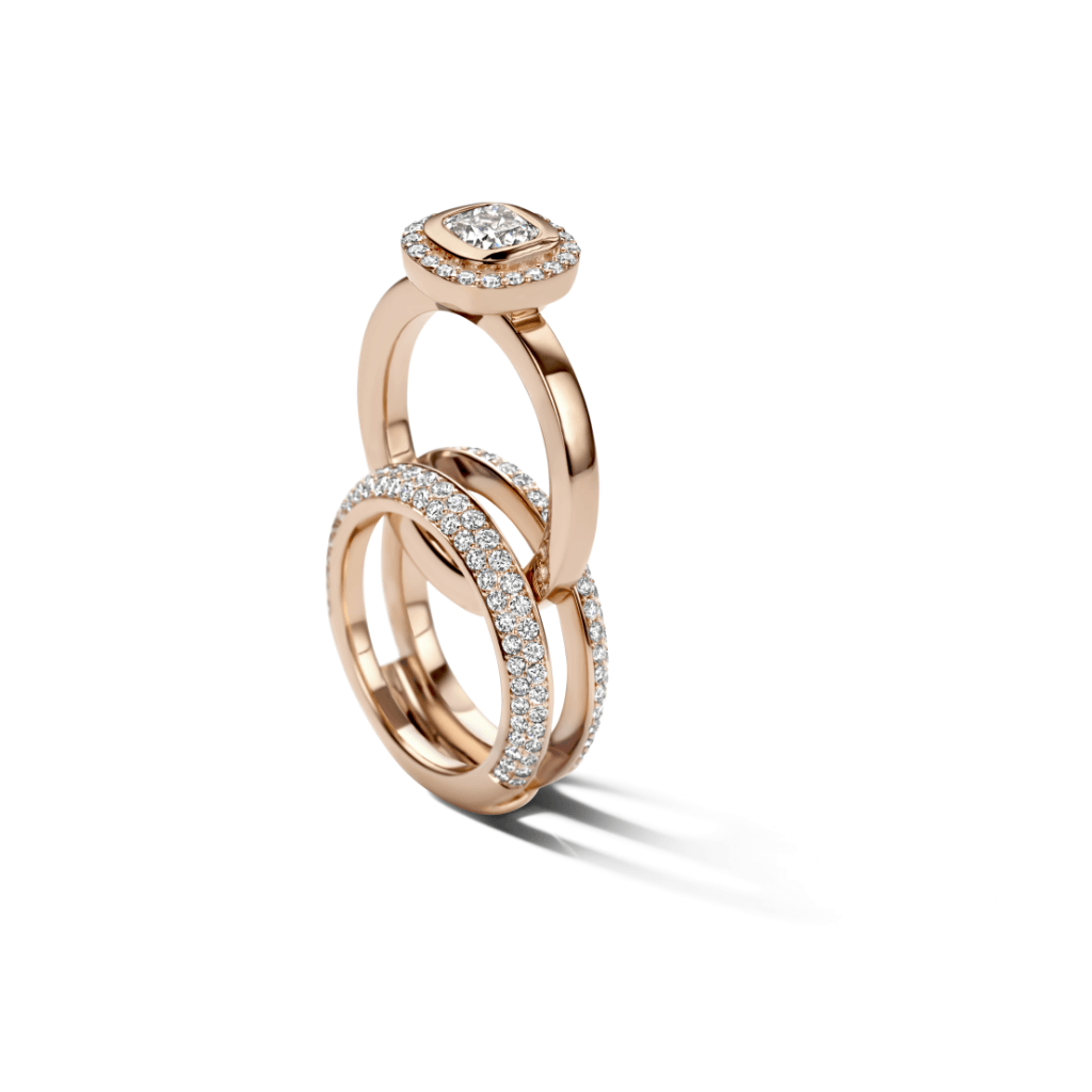 Schaap en Citroen Diamonds ring roodgoud met diamant - #9 Schaap en Citroen Diamonds ring roodgoud met diamant - #9