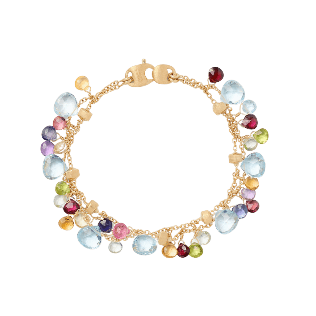 Marco Bicego Paradise armband geelgoud met diversen kleurstenen - BB2594-MIX01T - #1 Marco Bicego Paradise armband geelgoud met diversen kleurstenen - BB2594-MIX01T - #1