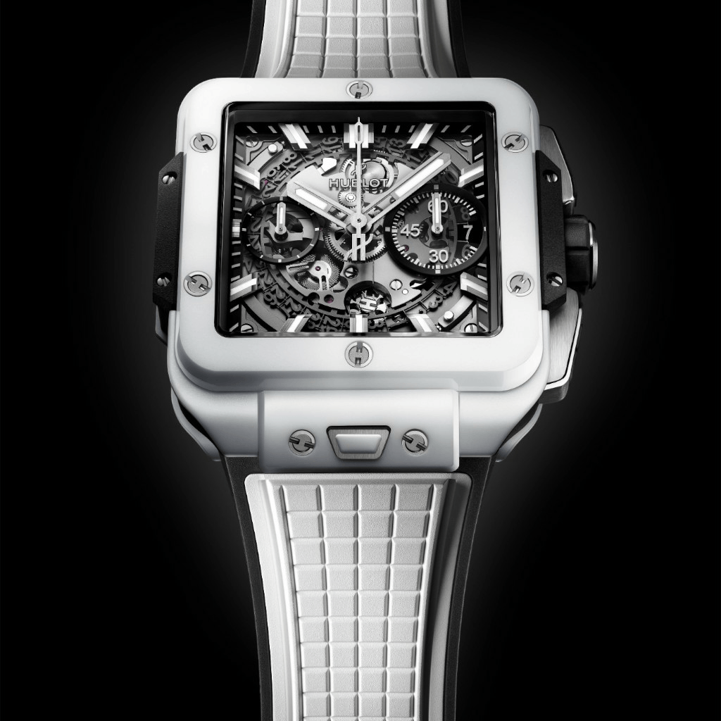 Hublot Square Bang Unico White Ceramic 42mm - 821.HX.0170.RX - #9 Hublot Square Bang Unico White Ceramic 42mm - 821.HX.0170.RX - #9
