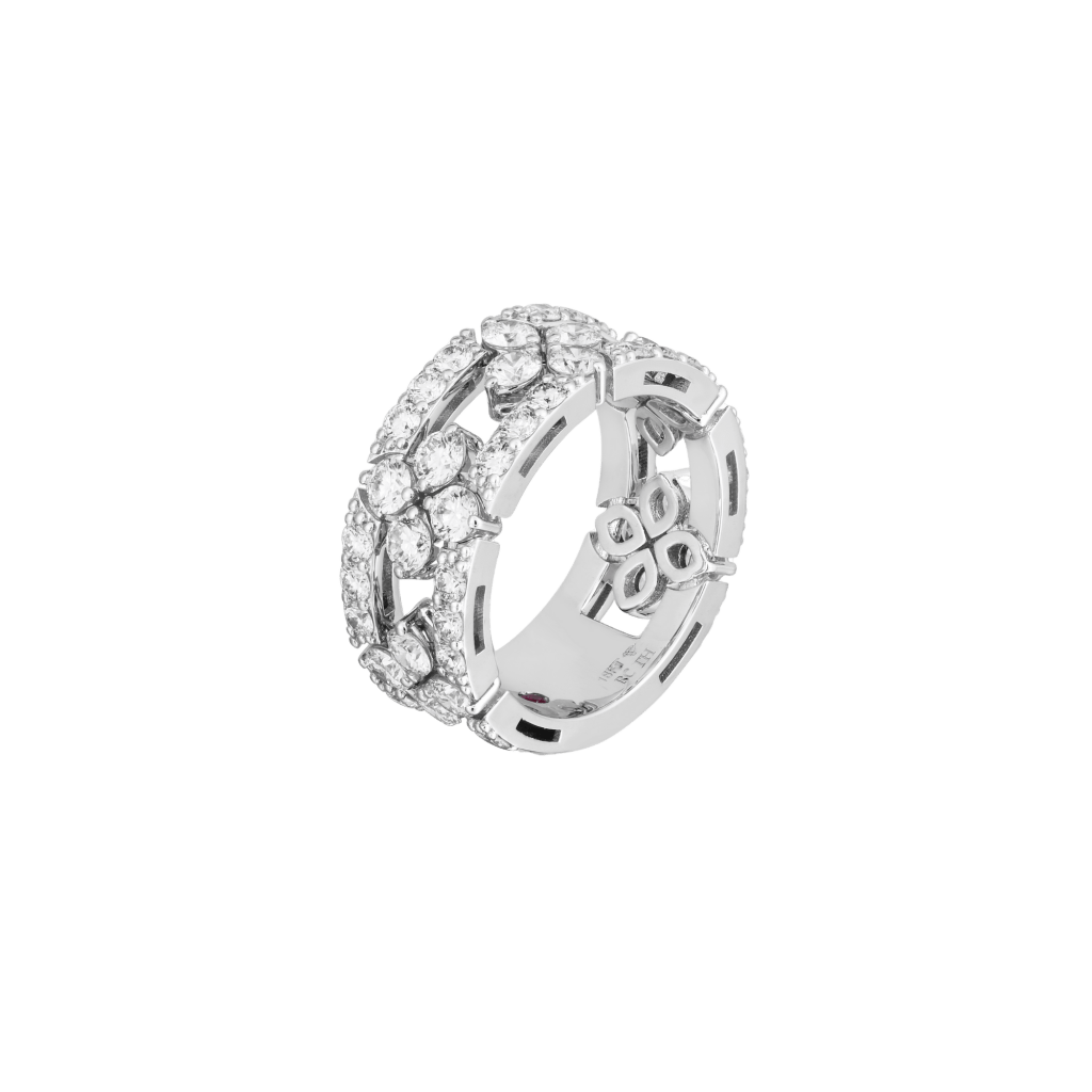 Roberto Coin Love In Verona ring witgoud met diamant - ADR888RI2240 - #1 Roberto Coin Love In Verona ring witgoud met diamant - ADR888RI2240 - #1