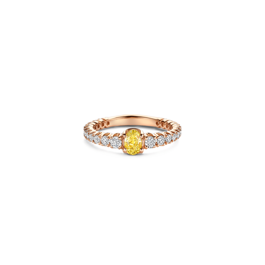 Schaap en Citroen Diamonds ring roodgoud met diamant - #3 Schaap en Citroen Diamonds ring roodgoud met diamant - #3