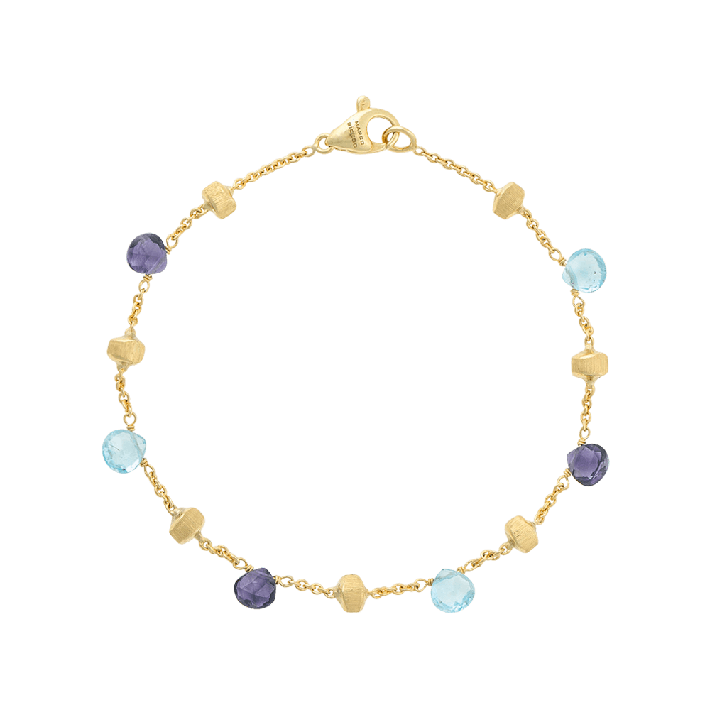 Marco Bicego Paradise armband geelgoud met diversen kleurstenen - BB765-MIX240 - #3 Marco Bicego Paradise armband geelgoud met diversen kleurstenen - BB765-MIX240 - #3