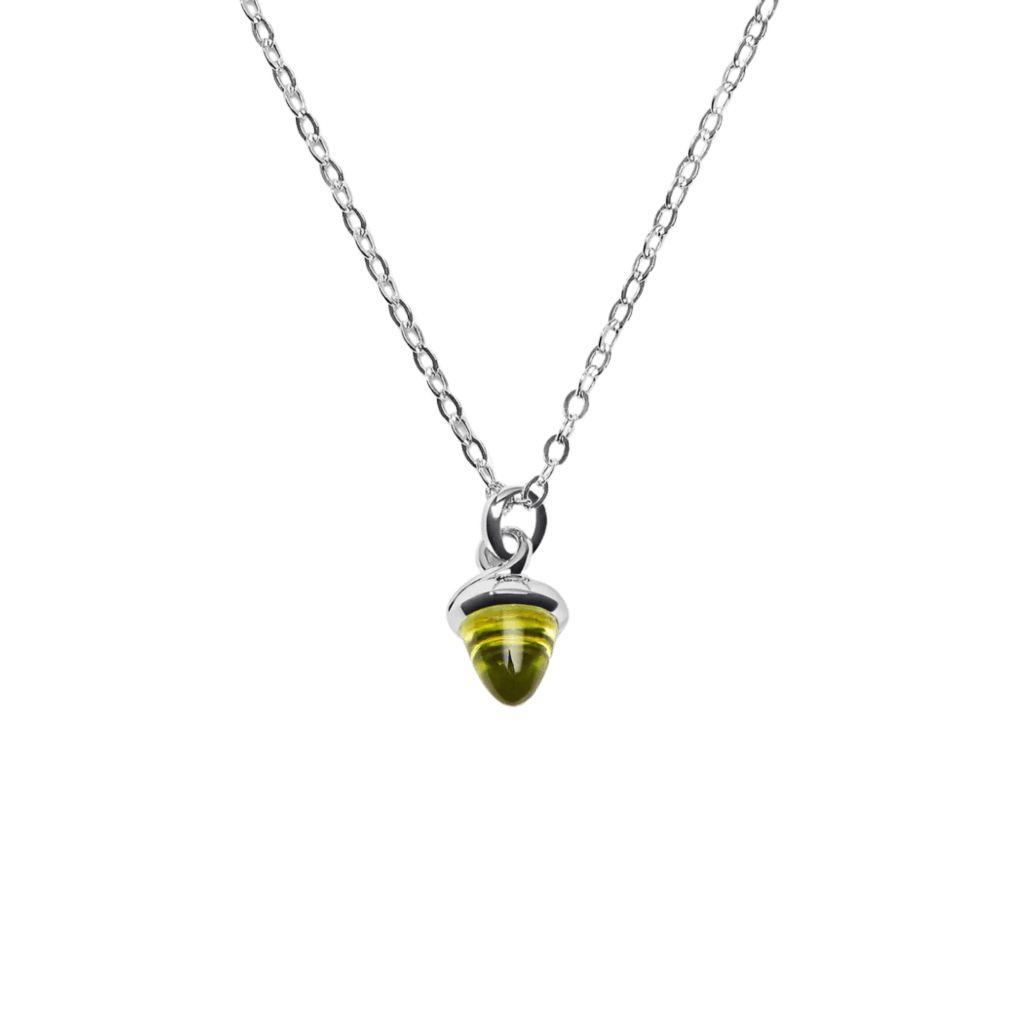 Tamara Comolli Mikado collier witgoud met peridoot - N-MM-Per-wg - #1 Tamara Comolli Mikado collier witgoud met peridoot - N-MM-Per-wg - #1