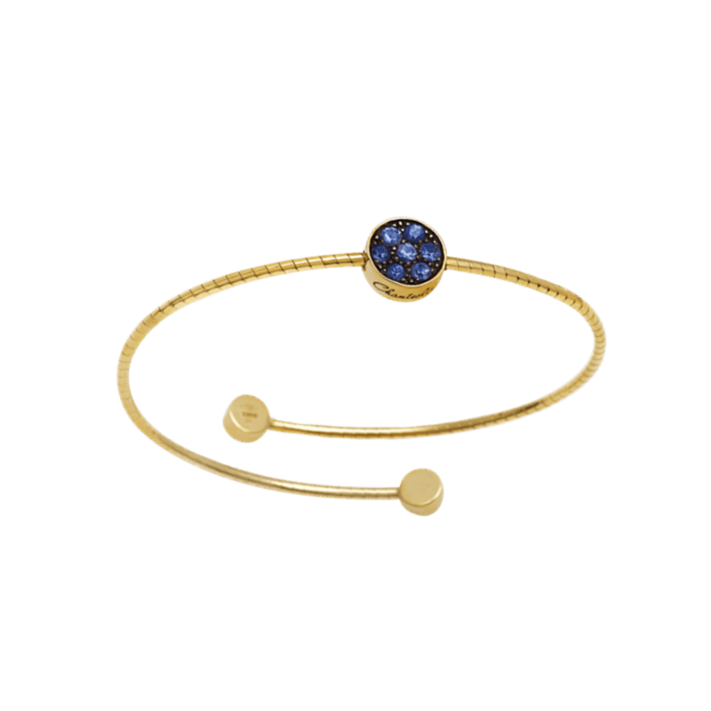 Chantecler Paillettes armband geelgoud met saffier - 42314 - #1 Chantecler Paillettes armband geelgoud met saffier - 42314 - #1