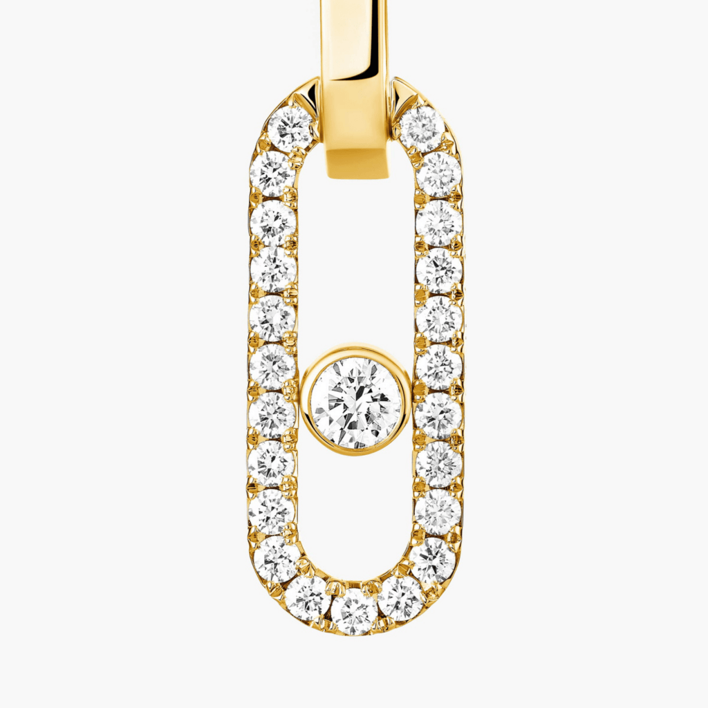 Messika Move Link oorsieraad geelgoud met diamant - 13678-YG - #5 Messika Move Link oorsieraad geelgoud met diamant - 13678-YG - #5