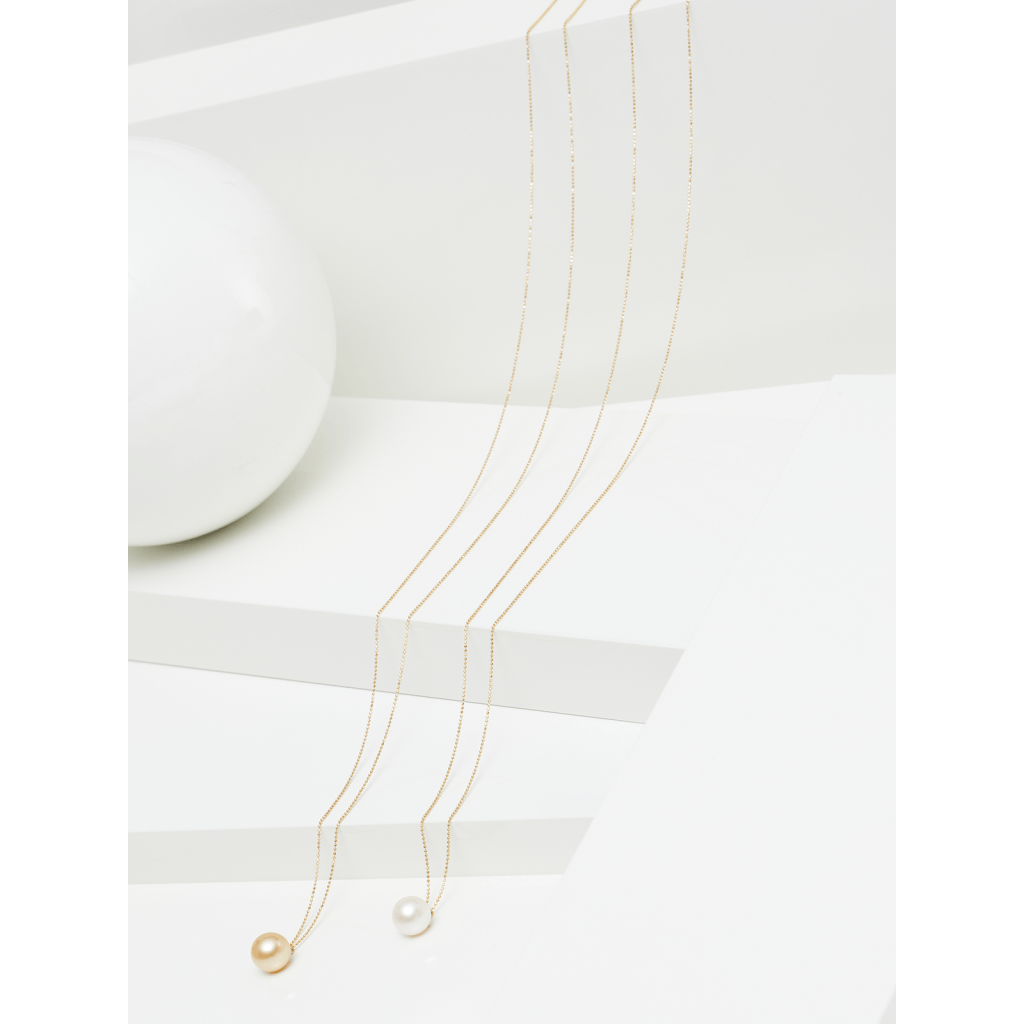 Yana Nesper New Basics collier geelgoud met parel - NB31 - #2 Yana Nesper New Basics collier geelgoud met parel - NB31 - #2