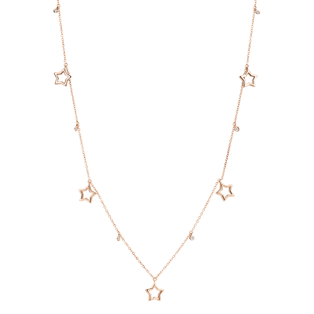Schaap en Citroen Diamonds collier roodgoud met diamant - #2
