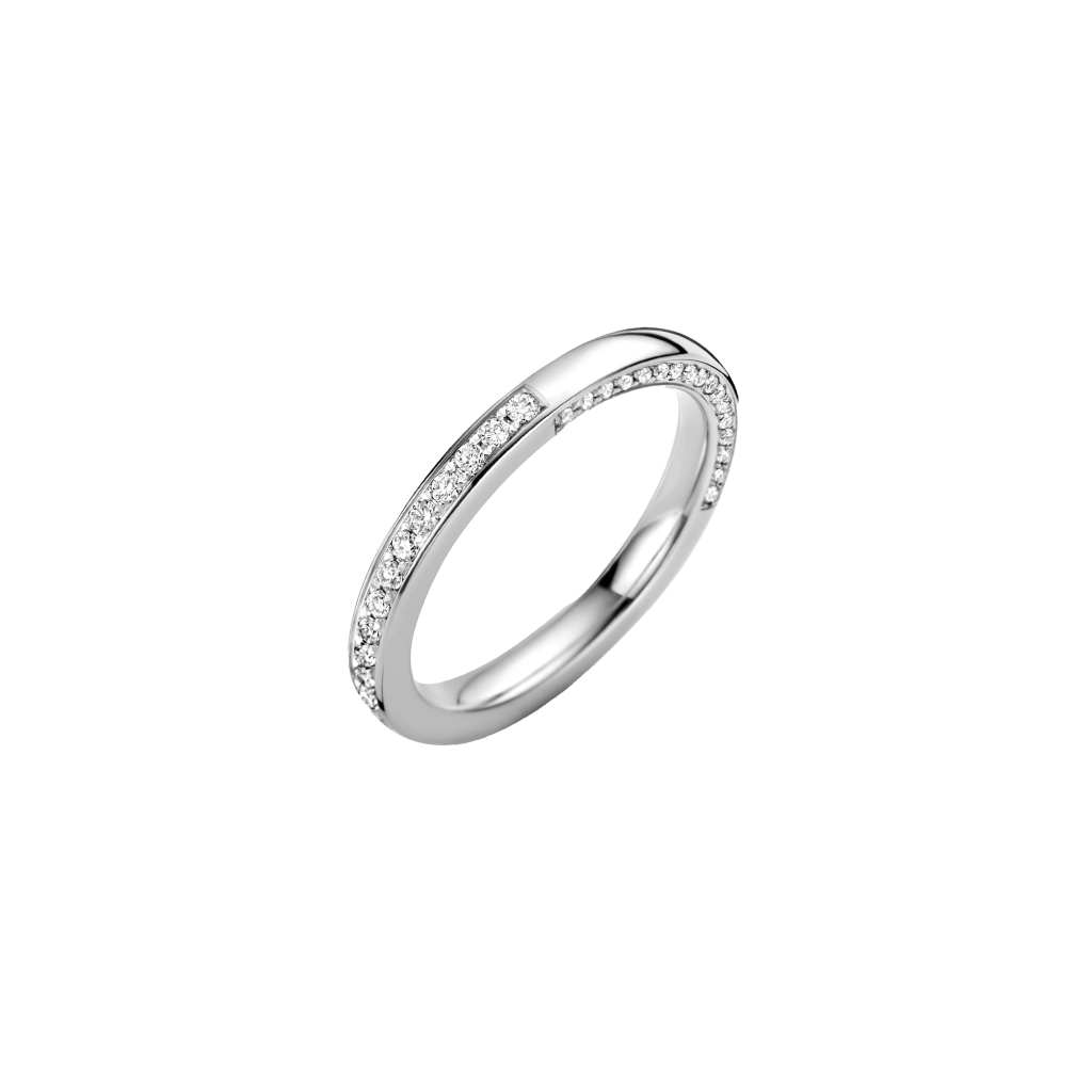 Trouwring Classic Love Collection witgoud - 247079 - #1