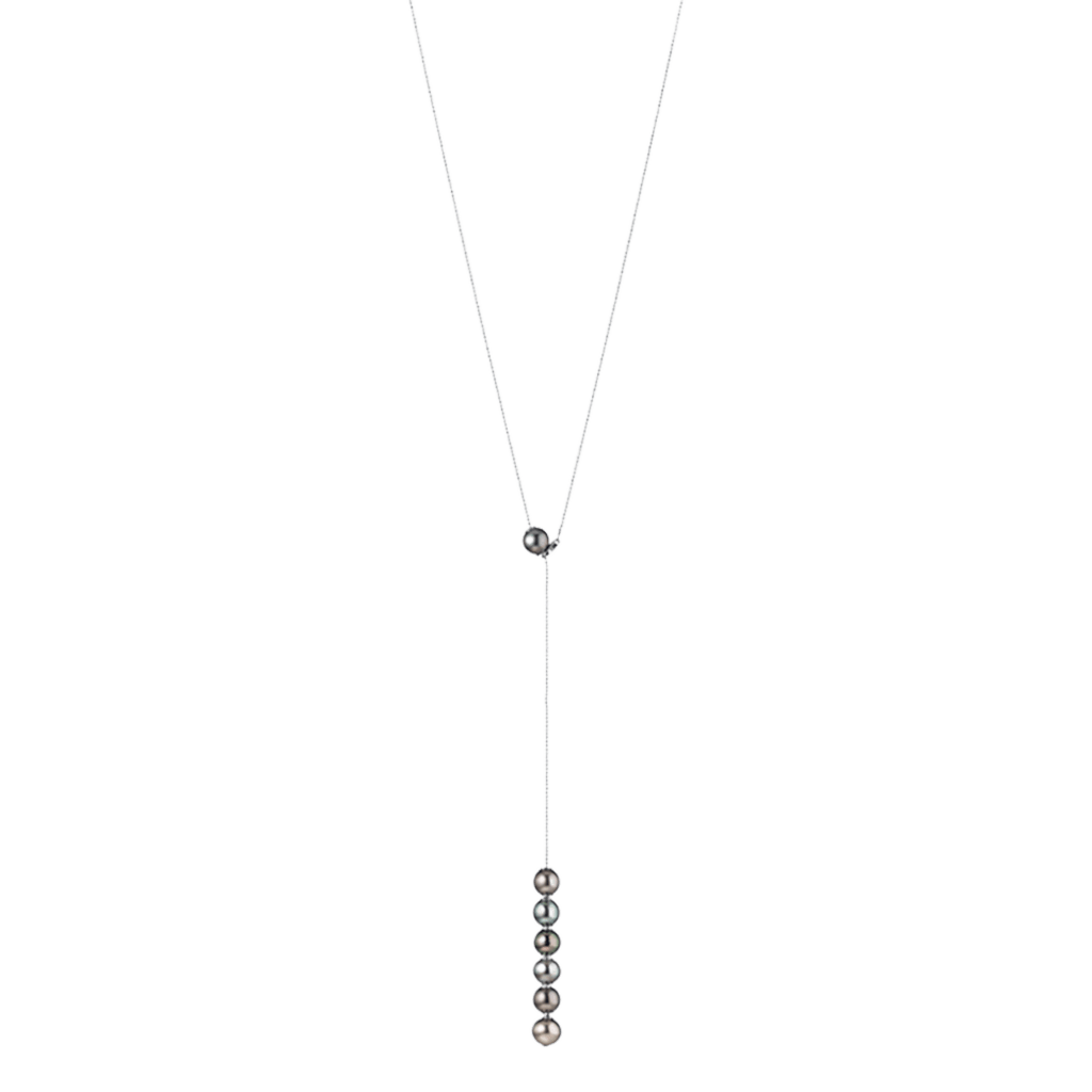 Yana Nesper Transformers collier witgoud met parel - TR8 - #2