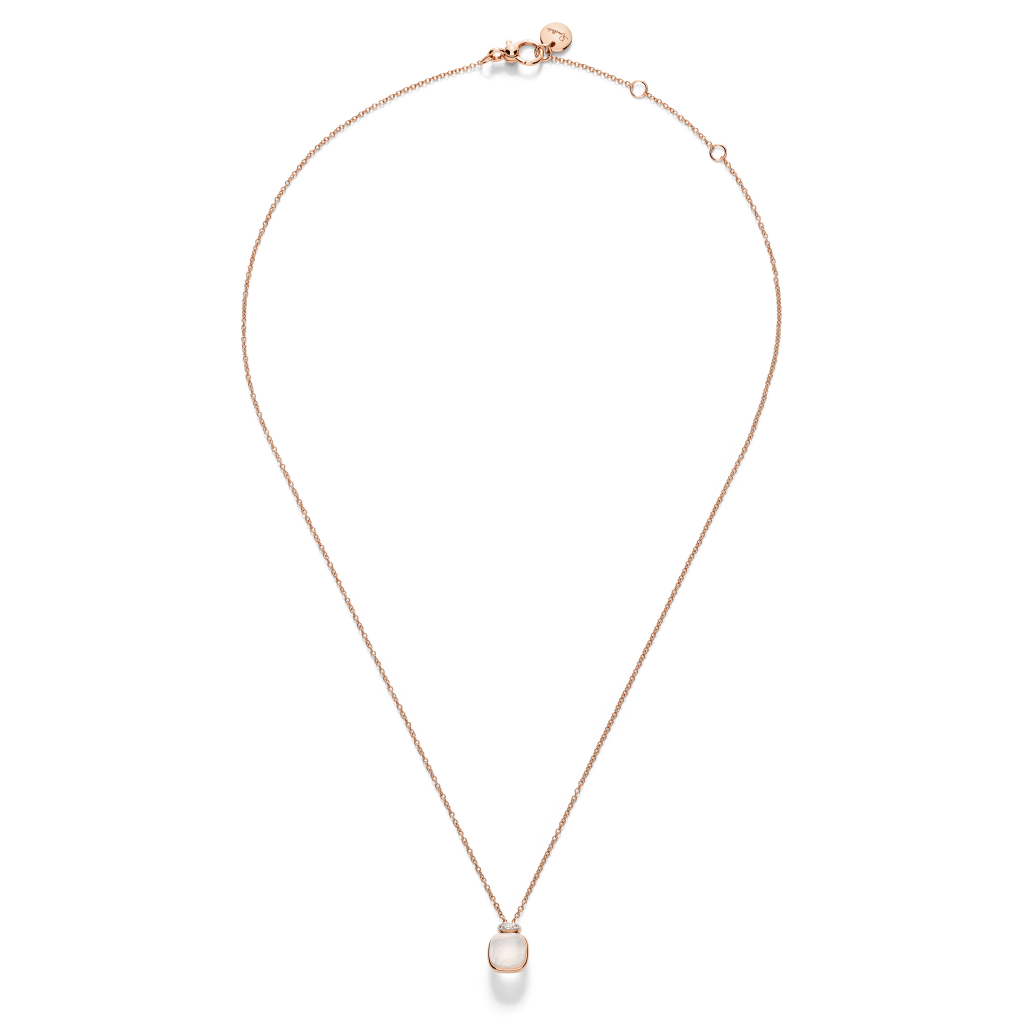Pomellato Nudo collier roodgoud met diamant - PCC5020 O6WHR DBQLT - #5 Pomellato Nudo collier roodgoud met diamant - PCC5020 O6WHR DBQLT - #5