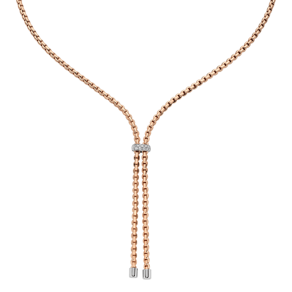FOPE Eka collier roodgoud met diamant - 75501CX_BB_R_BBX_043 - #1
