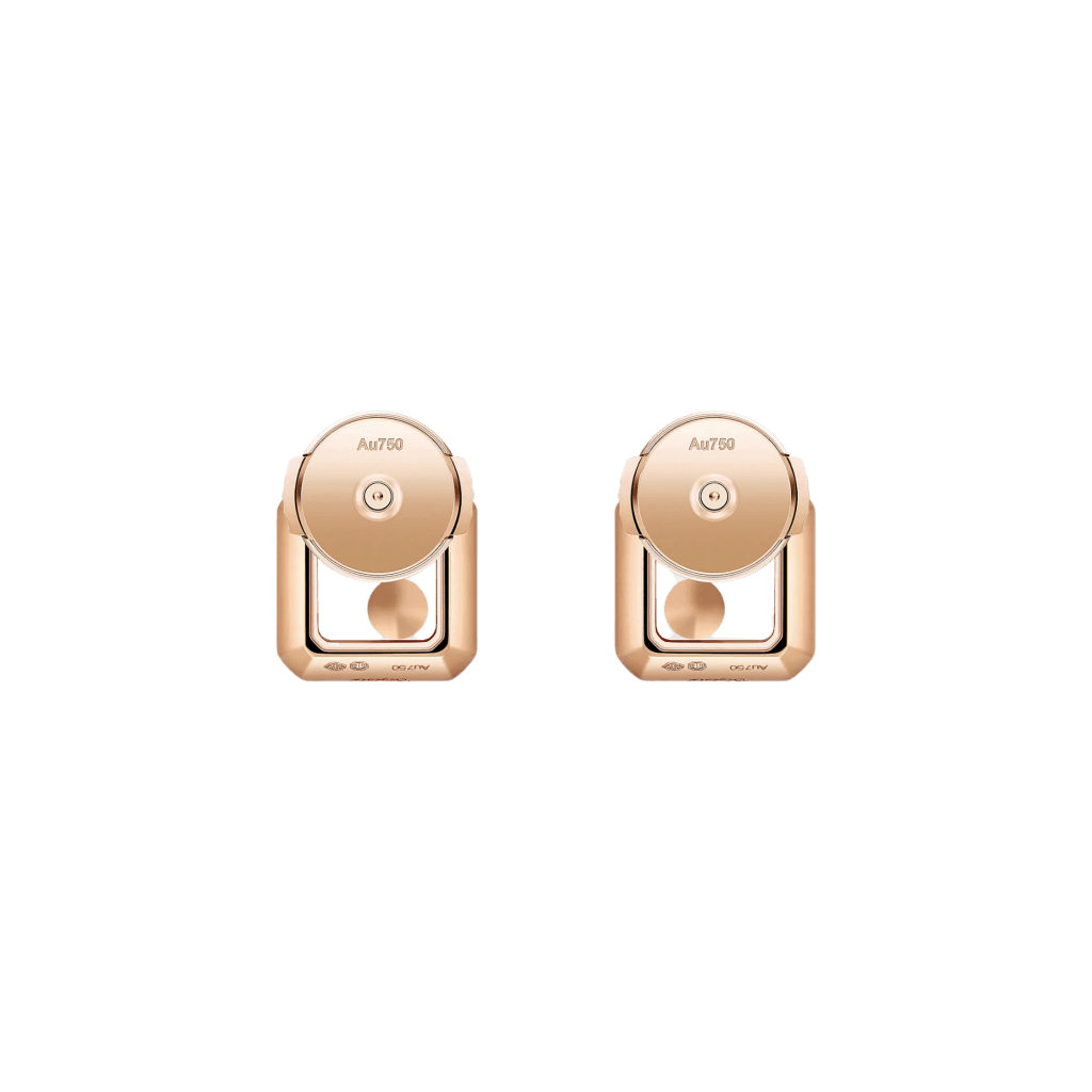 Chopard Happy Diamonds Icons Square oorsieraad roodgoud met diamant - 83A114-5001 - #4 Chopard Happy Diamonds Icons Square oorsieraad roodgoud met diamant - 83A114-5001 - #4