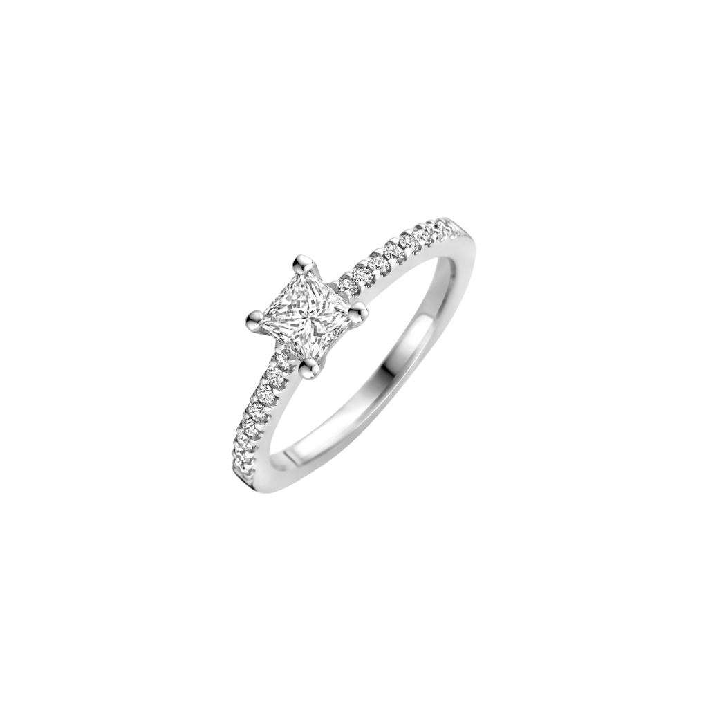 Schaap en Citroen Diamonds ring witgoud met diamant - #1 Schaap en Citroen Diamonds ring witgoud met diamant - #1