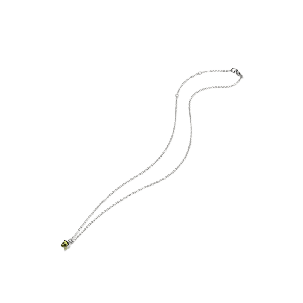 Tamara Comolli Mikado collier witgoud met peridoot - N-MM-Per-wg - #5 Tamara Comolli Mikado collier witgoud met peridoot - N-MM-Per-wg - #5