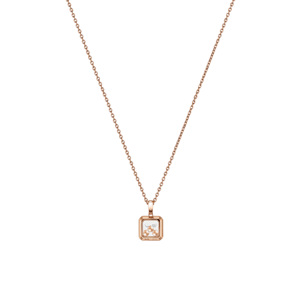 Chopard Happy Diamonds Icons Square collier roodgoud met diamant - 79A115-5001 - #3 Chopard Happy Diamonds Icons Square collier roodgoud met diamant - 79A115-5001 - #3