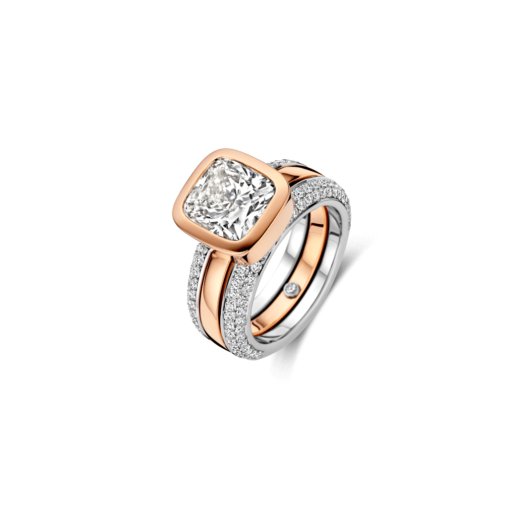 Schaap en Citroen Diamonds ring roodgoud met diamant - #10 Schaap en Citroen Diamonds ring roodgoud met diamant - #10