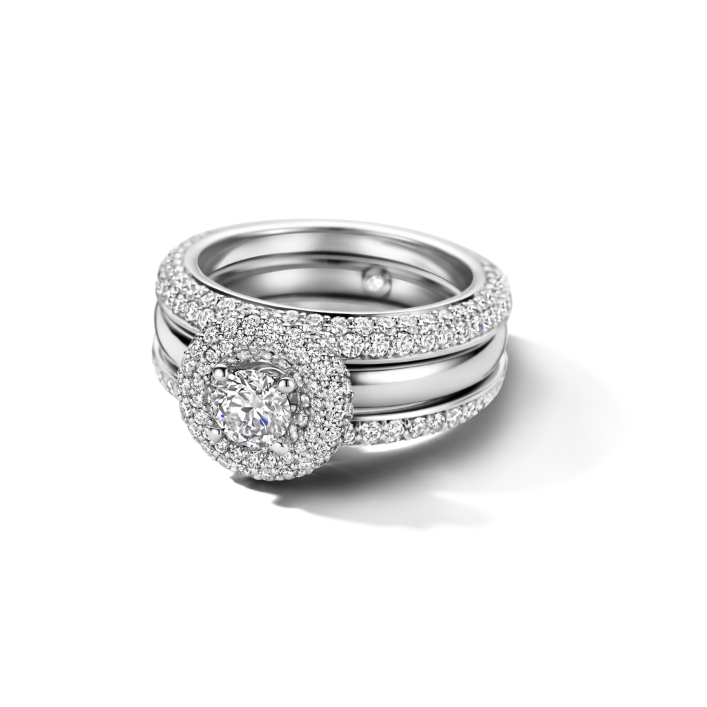 Schaap en Citroen Diamonds ring witgoud met diamant - #8 Schaap en Citroen Diamonds ring witgoud met diamant - #8