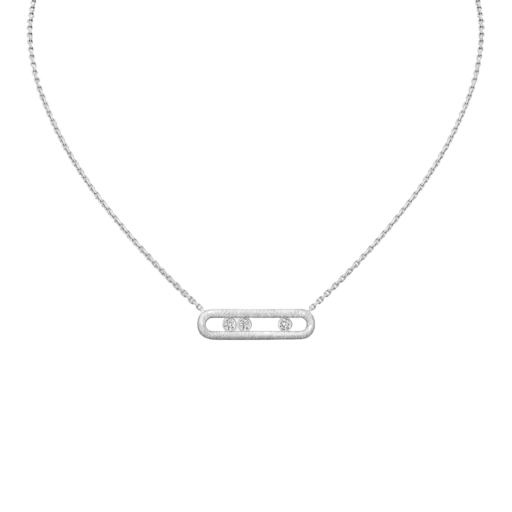 Messika Move Classic Cisele collier witgoud met diamant - 14667-WG - #1 Messika Move Classic Cisele collier witgoud met diamant - 14667-WG - #1