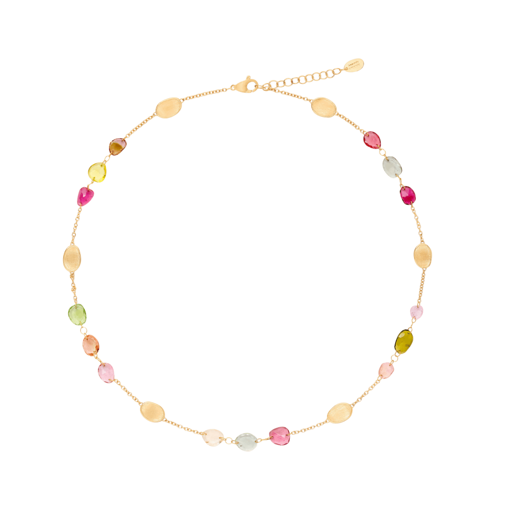 Marco Bicego Lunaria collier geelgoud met toermalijn - CB2867-TM01 - #1 Marco Bicego Lunaria collier geelgoud met toermalijn - CB2867-TM01 - #1