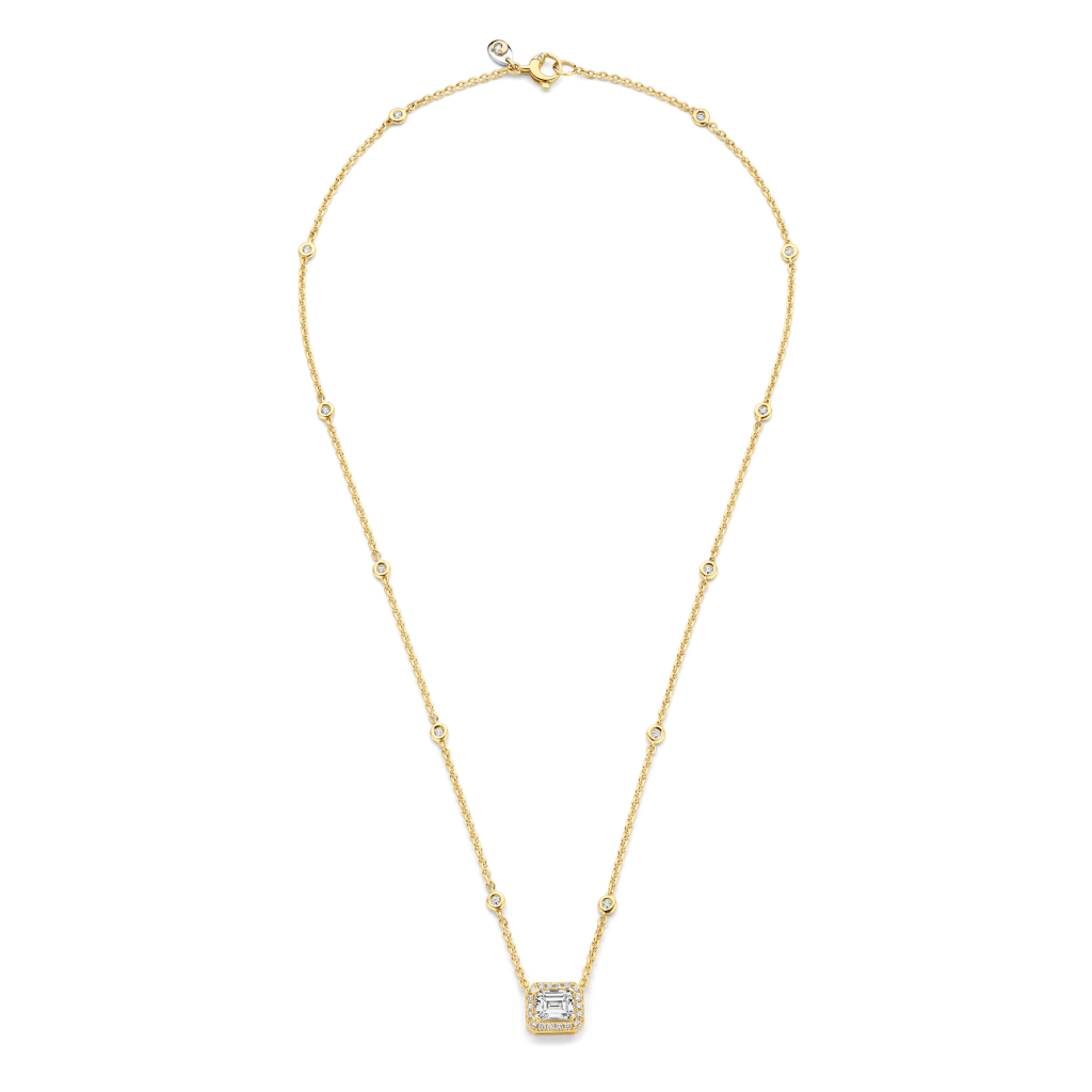 Schaap en Citroen Diamonds collier geelgoud met diamant - #2 Schaap en Citroen Diamonds collier geelgoud met diamant - #2
