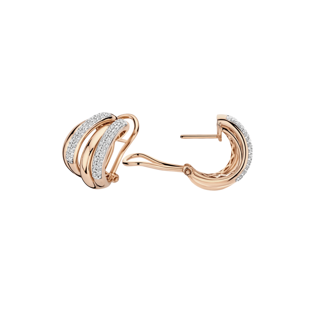 Tirisi Jewelry Amsterdam Due oorsieraad roodgoud - TE7163D(2P) - #3 Tirisi Jewelry Amsterdam Due oorsieraad roodgoud - TE7163D(2P) - #3