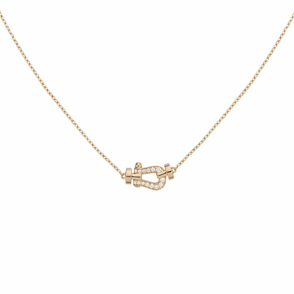 Fred Force 10 collier roodgoud met diamant - 7B0280-000 - #1