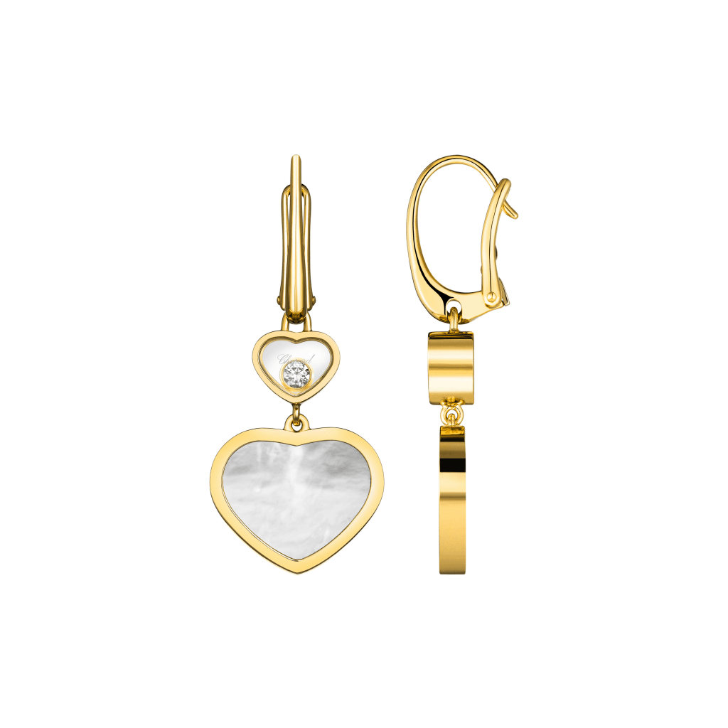 Chopard Happy Diamonds Happy Hearts oorsieraad geelgoud met diamant - 837482-0310 - #2 Chopard Happy Diamonds Happy Hearts oorsieraad geelgoud met diamant - 837482-0310 - #2