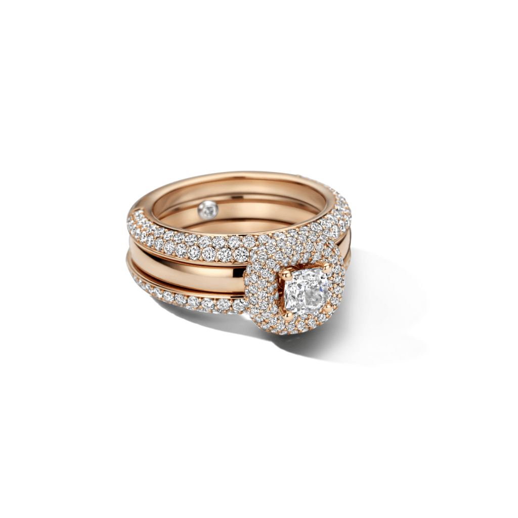 Schaap en Citroen Diamonds ring roodgoud met diamant - #7 Schaap en Citroen Diamonds ring roodgoud met diamant - #7