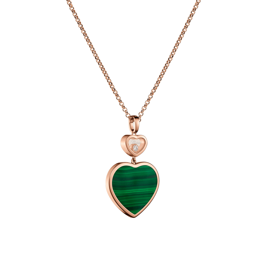 Chopard Happy Diamonds Happy Hearts collier roodgoud met diamant - 79A075-5151 - #2