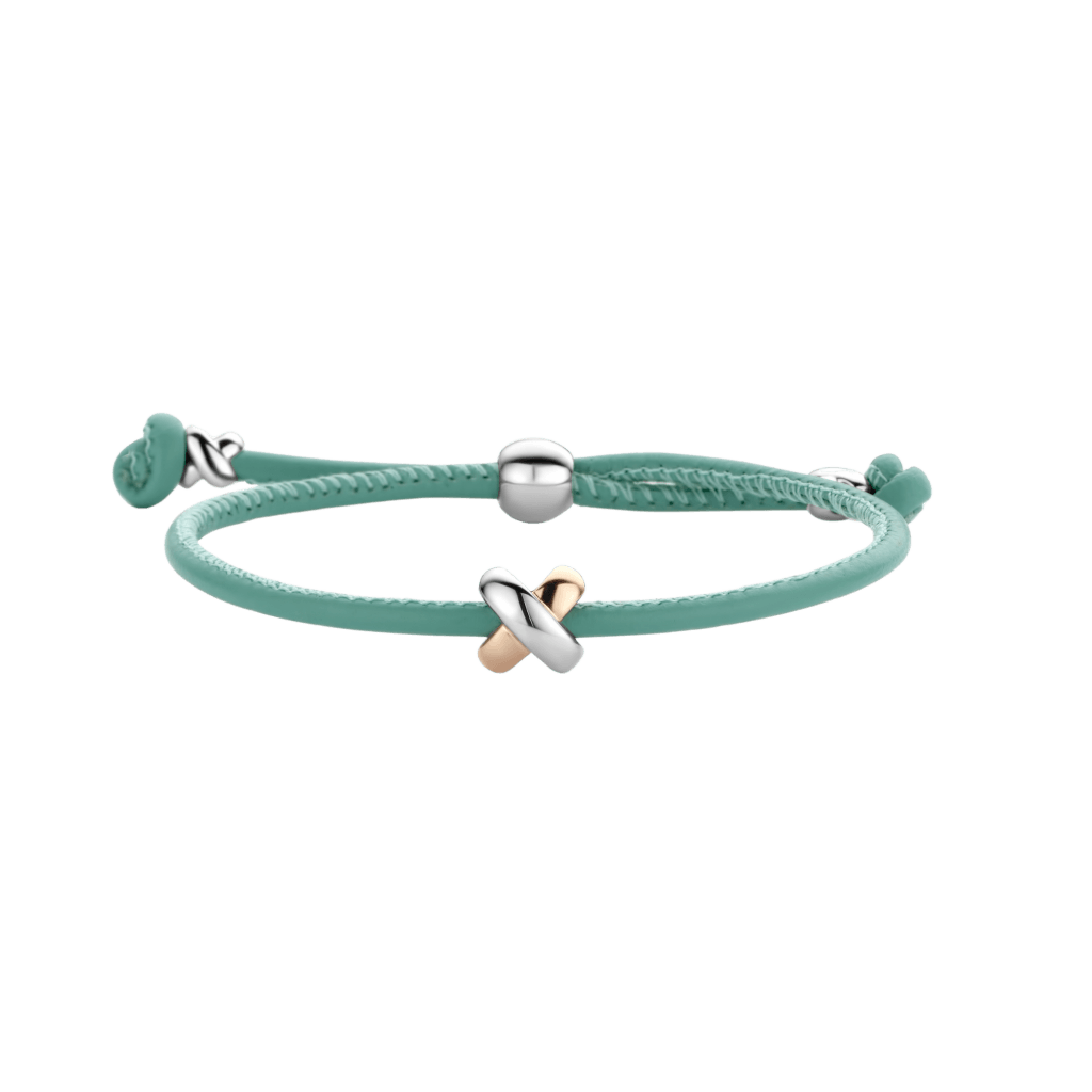 Tirisi Moda Kisses armband geelgoud - TM2130AQ(2P) - #1 Tirisi Moda Kisses armband geelgoud - TM2130AQ(2P) - #1