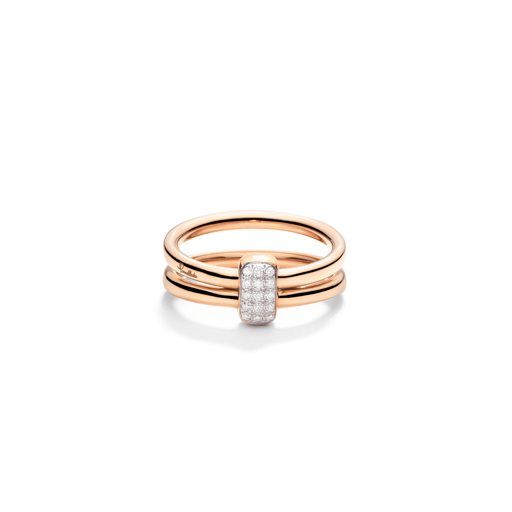 Pomellato Pomellato Together ring roodgoud met diamant - PAC4012 O7WHR DB000 - #2 Pomellato Pomellato Together ring roodgoud met diamant - PAC4012 O7WHR DB000 - #2