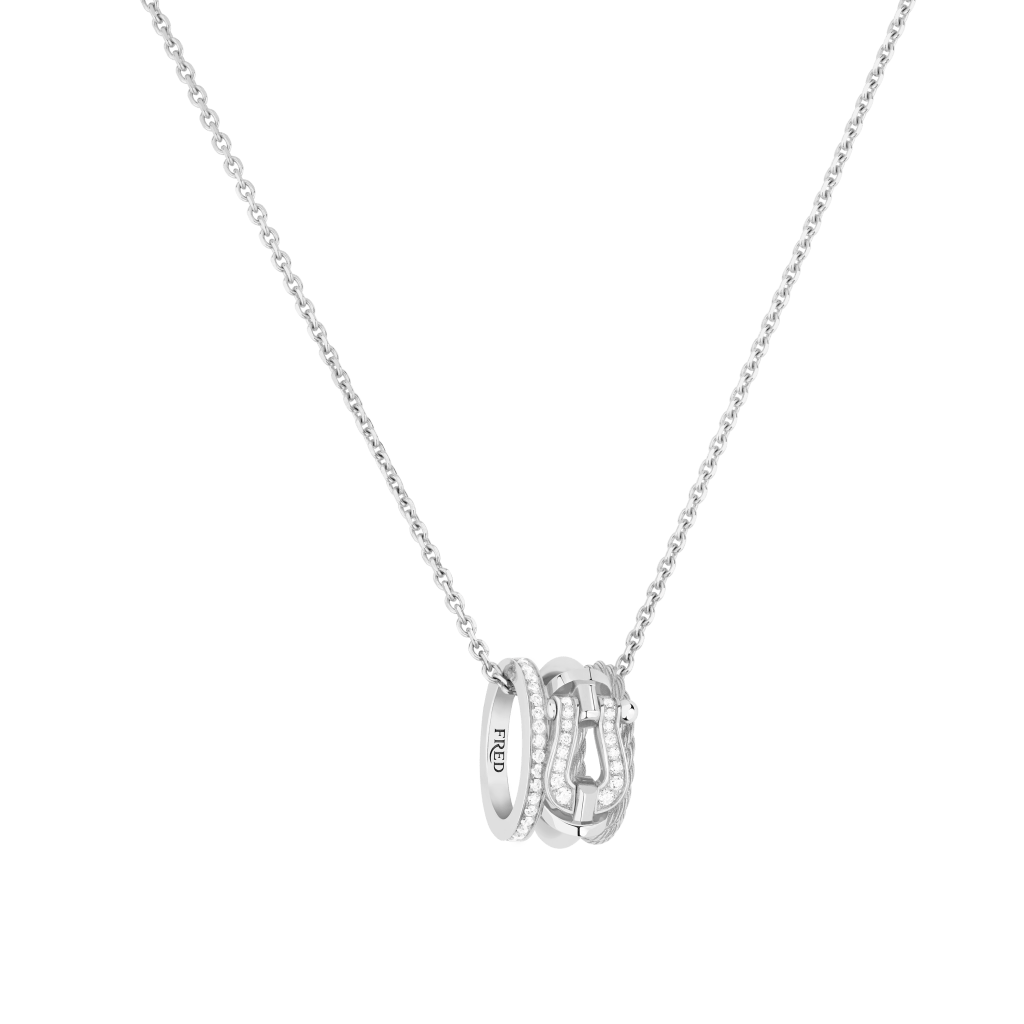 Fred Force 10 Rise collier witgoud met diamant - 3B0313-000 - #4 Fred Force 10 Rise collier witgoud met diamant - 3B0313-000 - #4