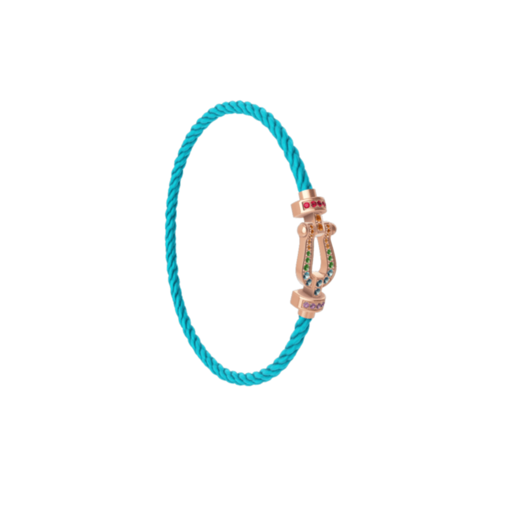 Fred Force 10 armband roodgoud met diversen kleurstenen - 0B0156-000 + 6B0305-000 - #3 Fred Force 10 armband roodgoud met diversen kleurstenen - 0B0156-000 + 6B0305-000 - #3