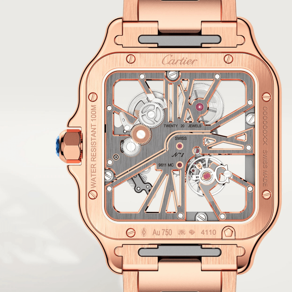 Cartier Santos De Cartier Skeleton - WHSA0016 - #7 Cartier Santos De Cartier Skeleton - WHSA0016 - #7