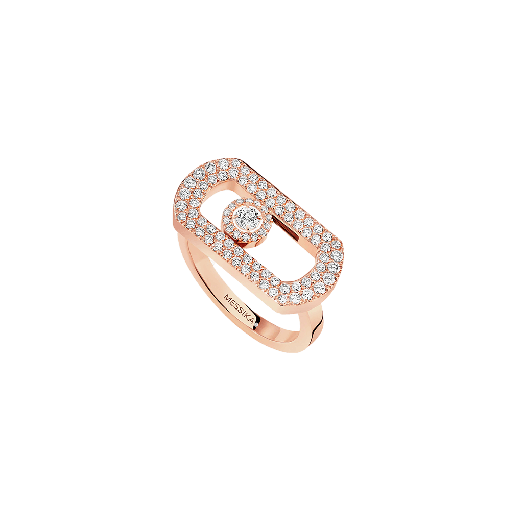 Messika So Move ring roodgoud met diamant - 12937-PG - #1