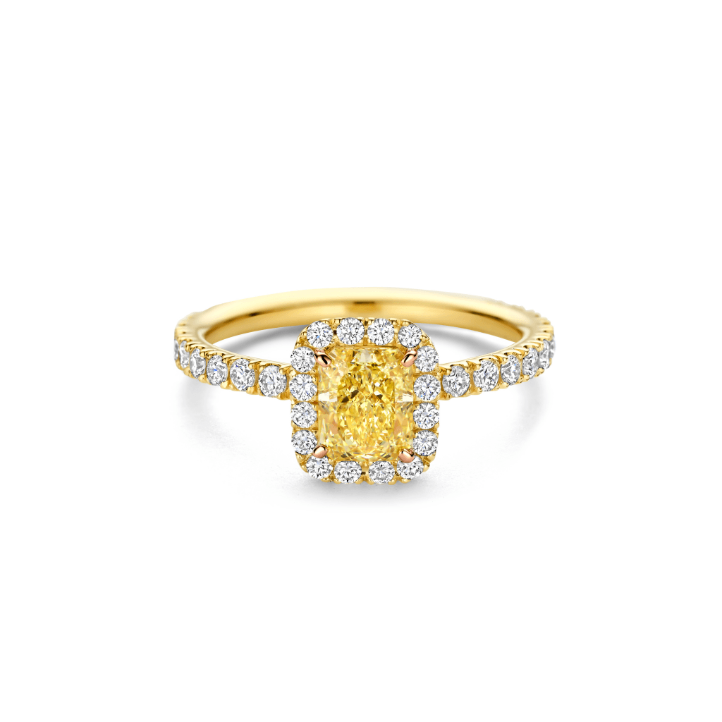Schaap en Citroen Diamonds ring geelgoud met diamant - #3 Schaap en Citroen Diamonds ring geelgoud met diamant - #3