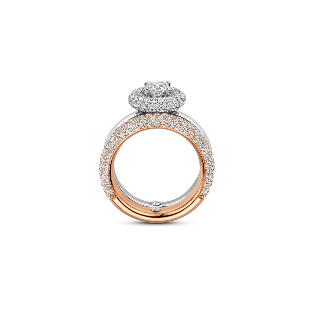 Schaap en Citroen Diamonds ring roodgoud met diamant - #7 Schaap en Citroen Diamonds ring roodgoud met diamant - #7