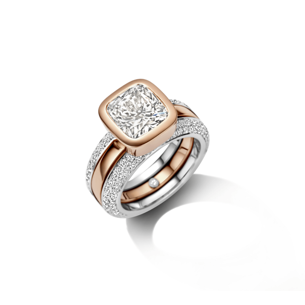 Schaap en Citroen Diamonds ring roodgoud met diamant - #3 Schaap en Citroen Diamonds ring roodgoud met diamant - #3