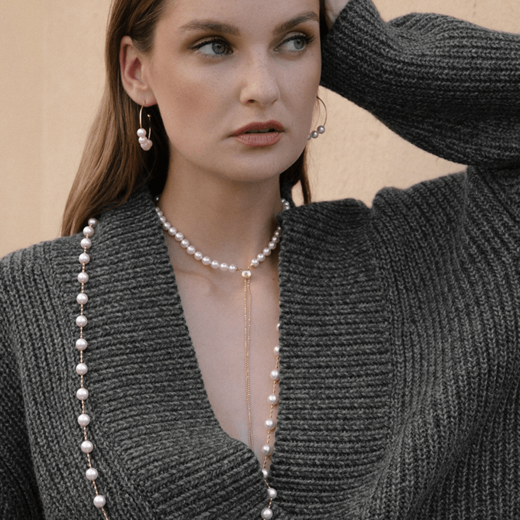 Yana Nesper Transformers collier geelgoud met parel - TR9 - #2