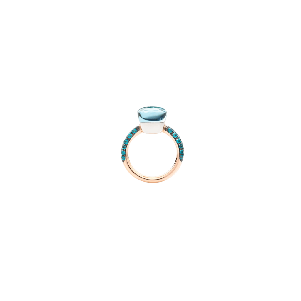 Pomellato Nudo Deep Blue ring roodgoud met agaat - PAB9040 O6000 TTPOY - #3 Pomellato Nudo Deep Blue ring roodgoud met agaat - PAB9040 O6000 TTPOY - #3