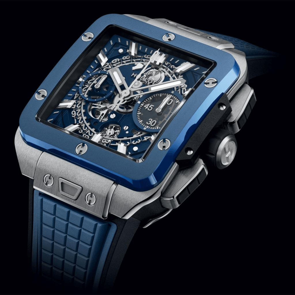 Hublot Square Bang Unico Titanium Blue Ceramic 42mm - 821.NL.5170.RX - #4 Hublot Square Bang Unico Titanium Blue Ceramic 42mm - 821.NL.5170.RX - #4